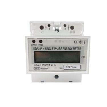 Imagem de Medidor Consumo Energia Monofásico 110v 127v Wattimetro AC - OEM, DDS2