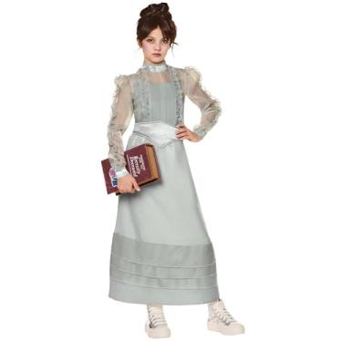 Imagem de Spirit Halloween Beetlejuice Kids Astrid Marie Curie Dress Costume | Officially licensed | Astrid Outfit - XS