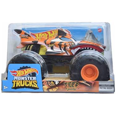 Imagem de Hot Wheels Monster Trucks Tiger Shark, 1:24 Scale die cast