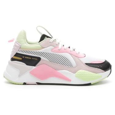 Imagem de PUMA Tênis infantil feminino Rs-X Bouquet com cadarço casual - branco, Branco, 21