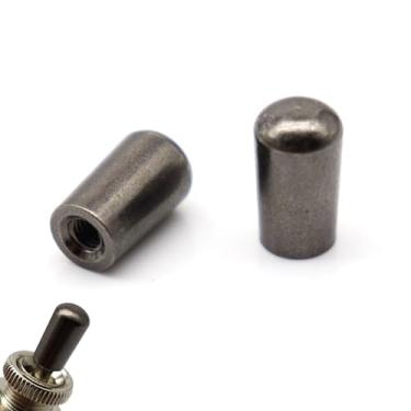 Imagem de 2 peças de botões de interruptor de 3 vias estilo LP, interruptor de alternância de guitarra M3.5 LP para Epiphone (níquel, 2 peças - 3,5 mm)