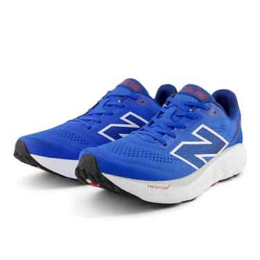 Imagem de New Balance Fresh Foam X 880 V14 Tênis de corrida masculino, Azul Oásis/Azul Atlântico/Vermelho Verdadeiro, 42