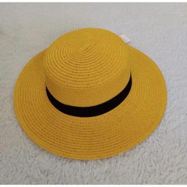Imagem de Chapéu Paris Feminino em Palha Colorido de Praia Piscina Verão - Útil 