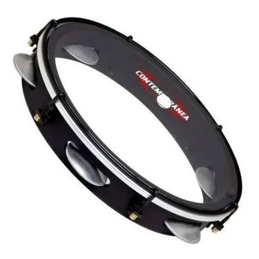 Imagem de Pandeiro Contemporanea Md 10``  Nylon Transparente Light Ny 82Lbk