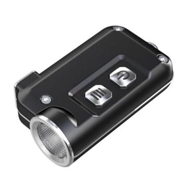 Imagem de Lanterna Chaveiro Nitecore Tini Preta - Com 380 Lúmens Recarregável