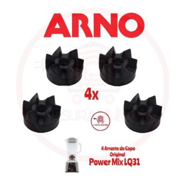 Imagem de Kit 4 Engate do Copo Liquidificador Arno Power Mix LQ31