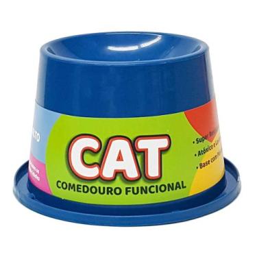 Imagem de Comedouro Alto Antiformiga Pet Toys Clássico Cat 250 mL para Gatos - C