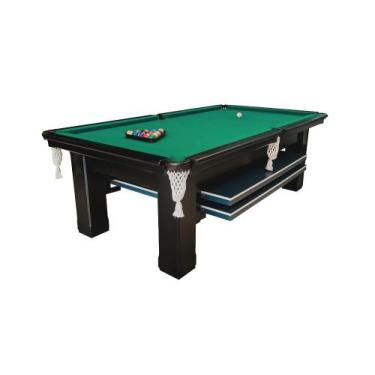 Imagem de Mesa de Sinuca e Ping Pong - 2,34x1,34 - Nelson Bilhares, Verde