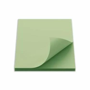 Imagem de Bloco Adesivo 75x75mm Verde 100FLS - EI020 - Multilaser