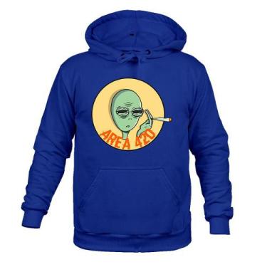 Imagem de Moletom 100% Algodão Quente Area - Surprass, Azul bic, GG