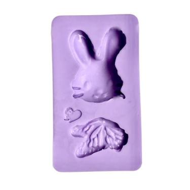 Imagem de F1781 molde de silicone páscoa confeitaria biscuit - confeitaria dos m