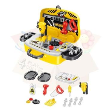 Imagem de Maleta Ferramentas Construções Oficina Infantil - DM TOYS