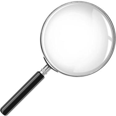 Imagem de Lupa De Mão 100mm - Aumento Para Leitura Observação Bancada - MBTech