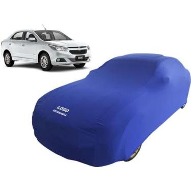 Imagem de Capa De Tecido P/ Proteção De Carros Chevrolet Cobalt - Mz, Azul
