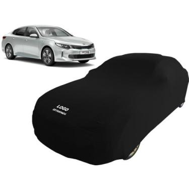 Imagem de Capa Para Cobrir Carro Reforçada Kia Optima - Mz, Preta