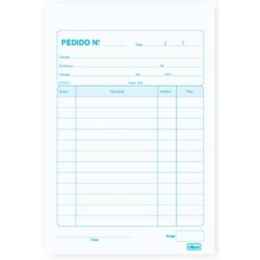Imagem de Impresso talao de pedido 1/32 2 vias 40 folhas tilibra