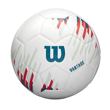 Imagem de Wilson Bola de futebol NCAA Vantage - Tamanho 3, branco/azul-petróleo