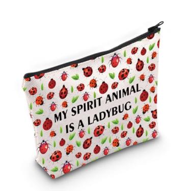 Imagem de JNIAP Presente para amantes de insetos, My Spirit Animal Is A Ladybug, presente para amantes de joaninhas, Animal Is A Ladybug Bag