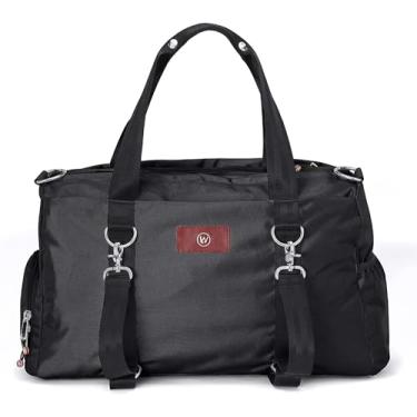 Imagem de Live Well 360 Bolsa esportiva de academia para homens ou mulheres – bolsa com sapato, laptop e compartimento molhado – bolsa de ombro perfeita para esportes ou exercícios com vários compartimentos –