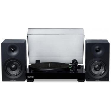 Imagem de Vitrola Toca Discos Retrô RT81 com Pré Amplificador e Alto Falantes, 90W, 110v, FLUANCE RT81TAI41, Preto