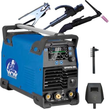 Imagem de Inversora Máquina De Solda Tig Alta Frequência Pulsada, 200A, Uppertig-205 220V, Spot Tig e MMA WWSoldas