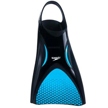 Imagem de Nadadeira Calcadeira, Speedo, Power Fin, Silicone Ergonômico para Treinos de Força e Desempenho Aquático - Azul, M