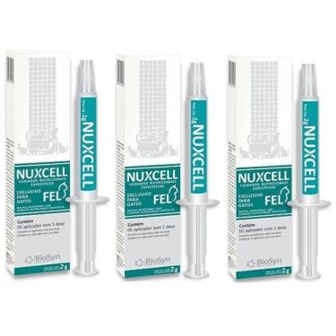 Imagem de Kit 3 Nuxcell Fel Imunidade Suplemento Vitamínico - Biosyn