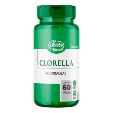 Imagem de Chlorela 500MG Unilife 60 Cápsulas