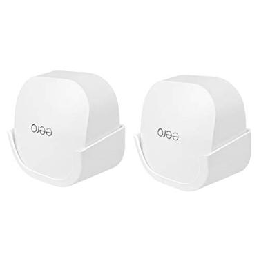 Imagem de Suporte de parede para eero 6, suporte VHB sem parafusos para montagem eero 6 tela de banda dupla Wi-Fi 6 sem perfuração (forte adesivo, pacote com 2)