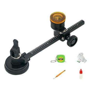 Imagem de Tachiuwa Cortador de Vidro Circular para Telhas de Cerâmica com Ajuste em Alumínio, Cortando 400 Mm