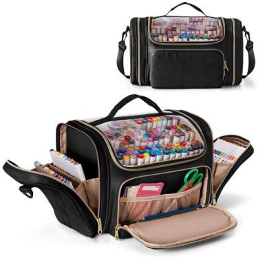 Imagem de Organizador de Marcadores Rexmica para 180-300 Marcadores - Bolsa Pret
