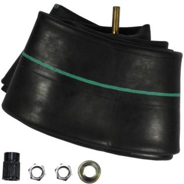 Imagem de Camara de ar de borracha pneu moto aro 3.00-14 80/100-14 C100 Biz125 B