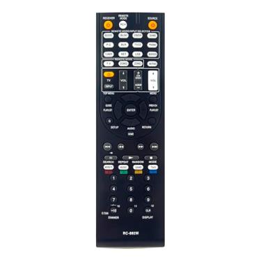 Imagem de Controle remoto de substituição RC-882M compatível com receptor AV Onkyo TX-NR838 TX-NR737 7.2-Ch receptor A/V de rede