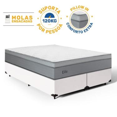 Imagem de Cama Box com Colchão de Molas Ensacadas Pillow In Elite Queen 158cm