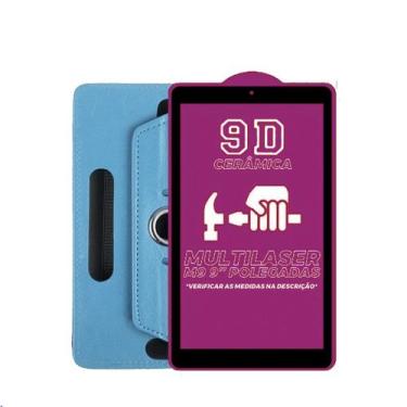 Imagem de Capa Giratória E Película de Cerâmica para Tablet Multilaser M9  - OTE