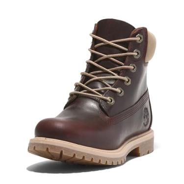 Imagem de Timberland Bota feminina impermeável premium de 15 cm, Grão integral bordô., 5 Wide