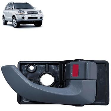 Imagem de Maçaneta Interna Puxador Porta Direita Passageiro Cinza Escuro Tucson 