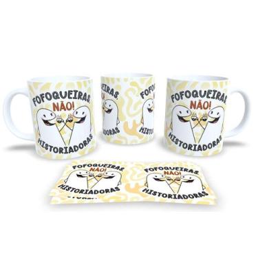 Imagem de Caneca de Porcelana Personalizada Flork Amizades Com Frases Divertidas