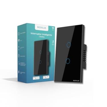 Imagem de Interruptor 2 Botões Preto Wifi - Basilus