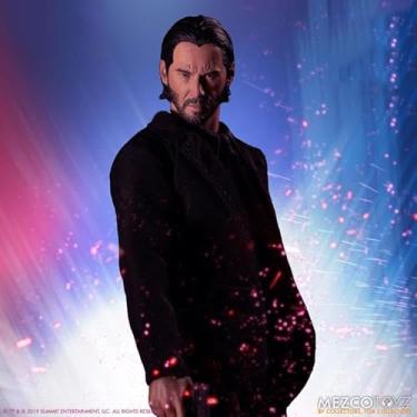 Imagem de Um: 12 Collective Mezco John Wick Parte 2 Edição Deluxe Boneco de Ação Exclusiva