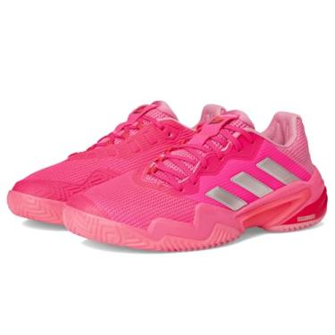 Imagem de adidas Tênis feminino Barricade 13, Rosa lúcido/champanhe metálico/rosa, 38
