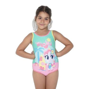Imagem de Maiô Menina Unicórnio Aloha - Puket, 1