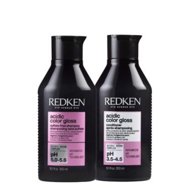 Imagem de Kit redken acidic color gloss shampoo 300ml+condicionador 300ml