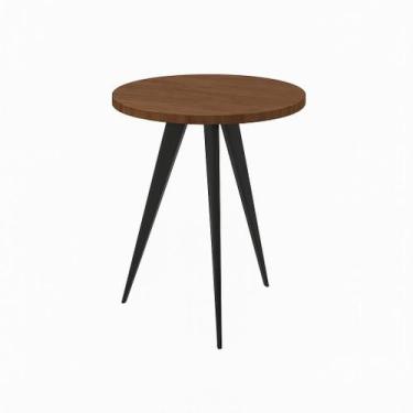 Imagem de Mesinha Lateral Sala Quarto De Canto Redonda P.M FS - FassinShop