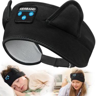 Imagem de Fones de ouvido KIDSBAND para crianças com faixa de cabeça ajustável e