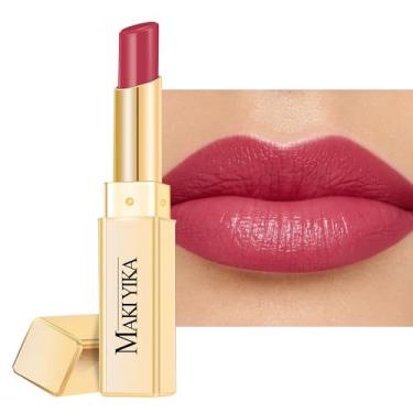 Imagem de MAKI YIKA Batom Vermelho Moisture Berry Para Mulheres, Gloss Labial Hidratante Para Lábios Secos E Rachados, Cor De Batom Brilhante E Leve, Acabamento Suculento, Ma057 Yummy Berry