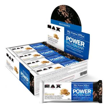 Imagem de Power Protein Bar Max Titanium (720g) Peanut Butter