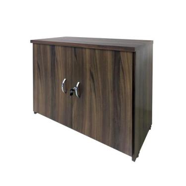 Imagem de Armário baixo Com 1 Prateleira - SM Beta - 76AX80LX38P, Nogueira