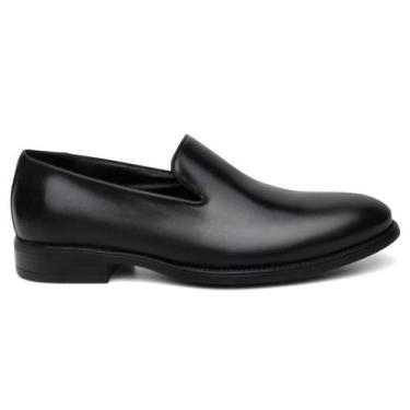 Imagem de Mocassim Loafer Social Centuria Liso Couro Preto - Centuria Calçados, 