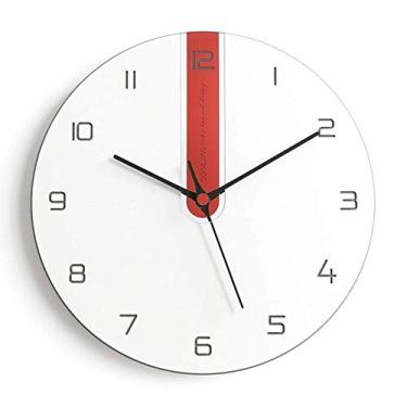 Imagem de XFNVXC Quartos, cafés, locais públicos, relógios de parede minimalistas, relógios de sala de estar, relógios decorativos, atmosfera criativa, personalidade, casa (cor: Black-Soul Eater1) Visão